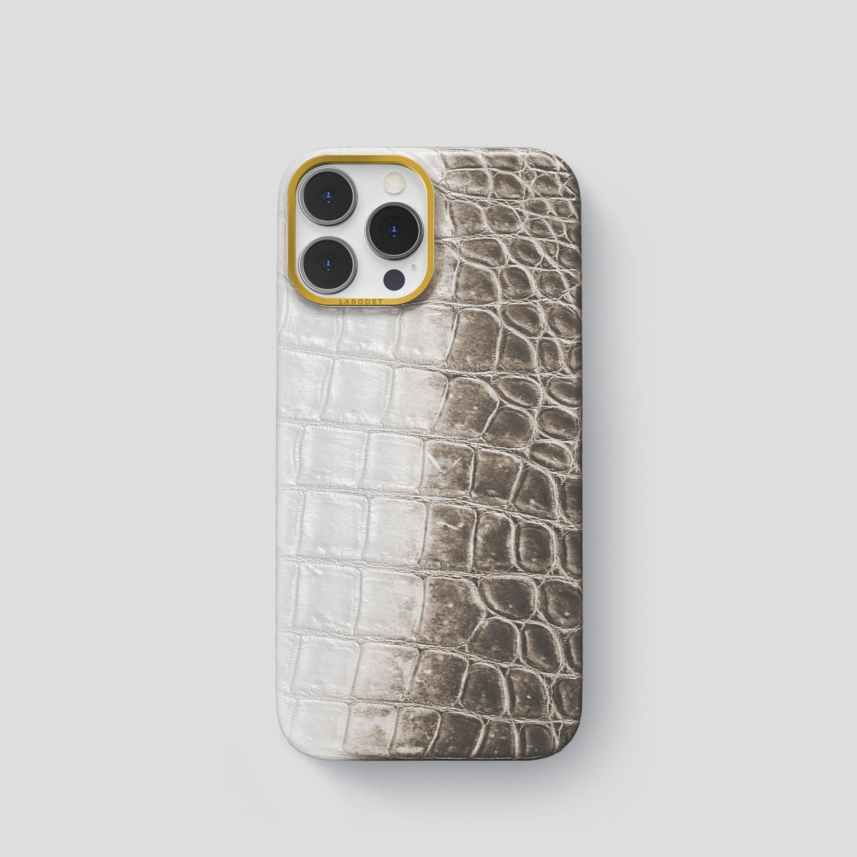 Dark iPhone 14 Pro Himalaya Classic Case with Gold Metal -1 | Dark-Gold
