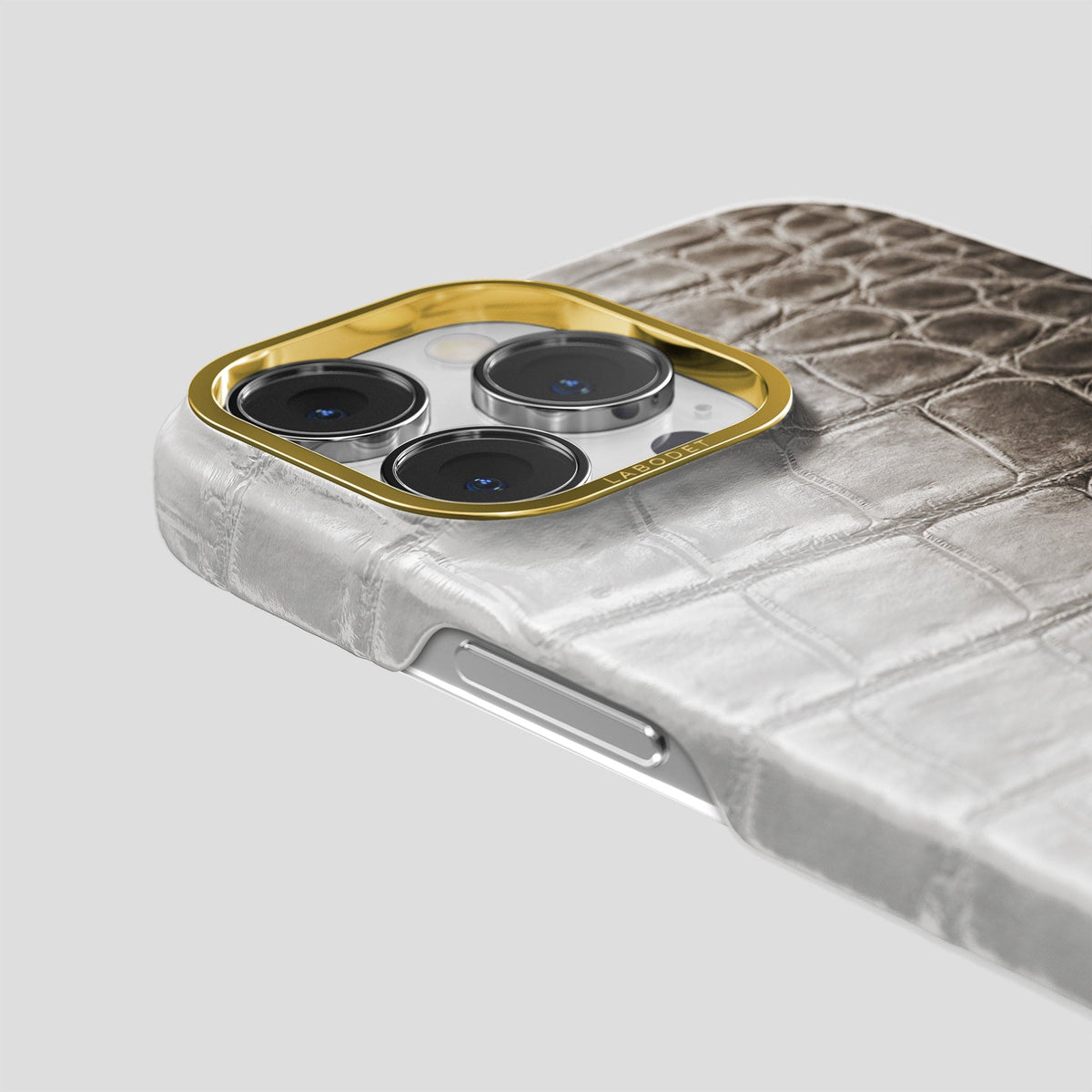 Dark iPhone 14 Pro Himalaya Classic Case with Gold Metal -5 | Dark-Gold