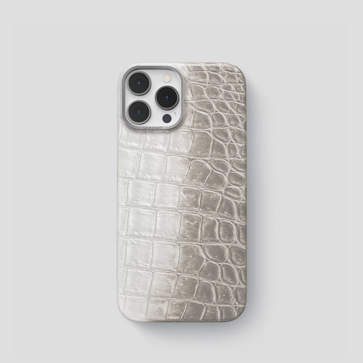 Grey iPhone 14 Pro Himalaya Classic Case with Steel Metal -1 | Grey-Steel