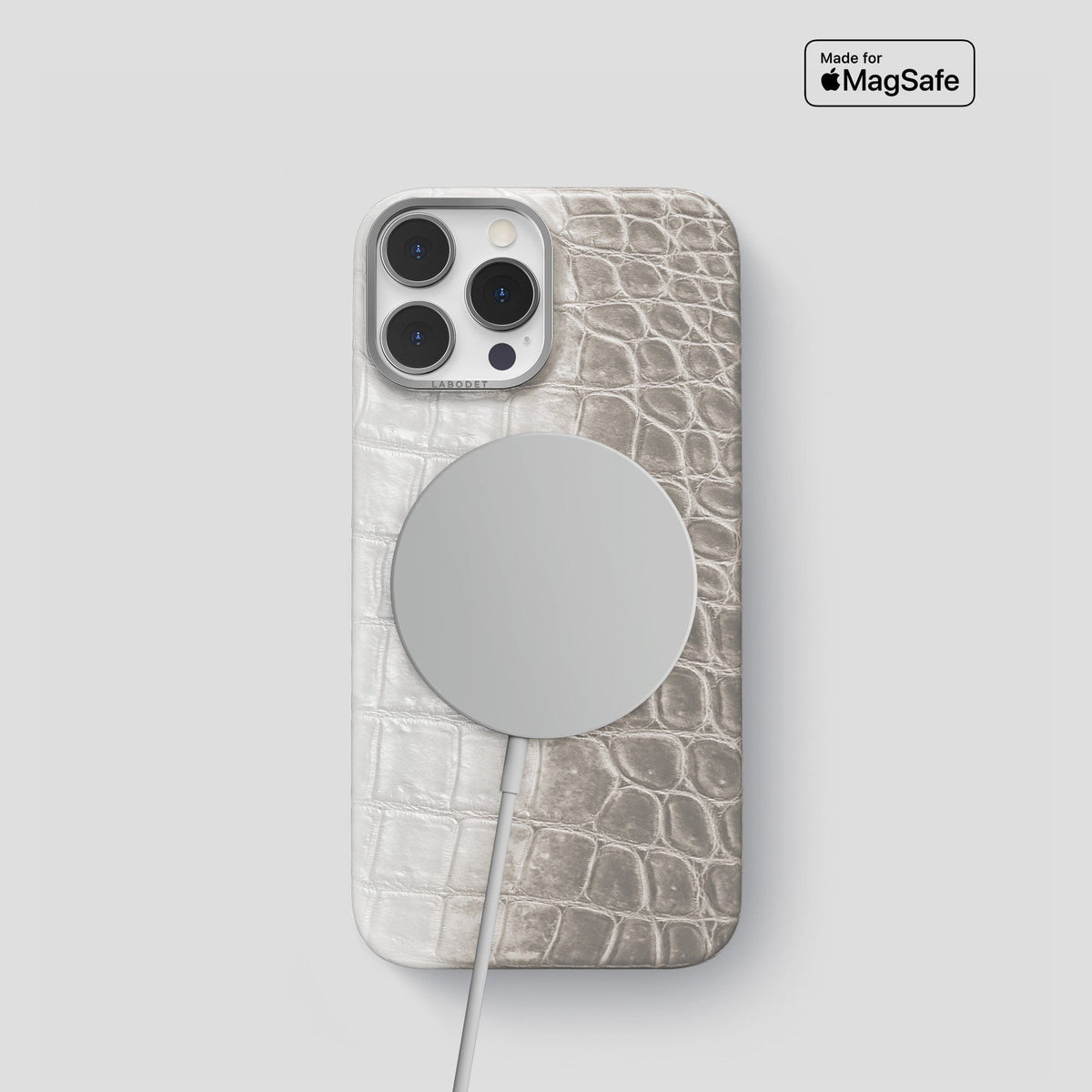 Grey iPhone 14 Pro Himalaya Classic Case with Steel Metal -4 | Grey-Steel