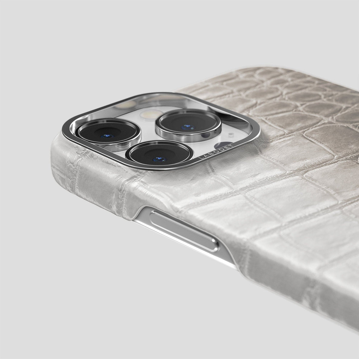 Grey iPhone 14 Pro Himalaya Classic Case with Steel Metal -5 | Grey-Steel