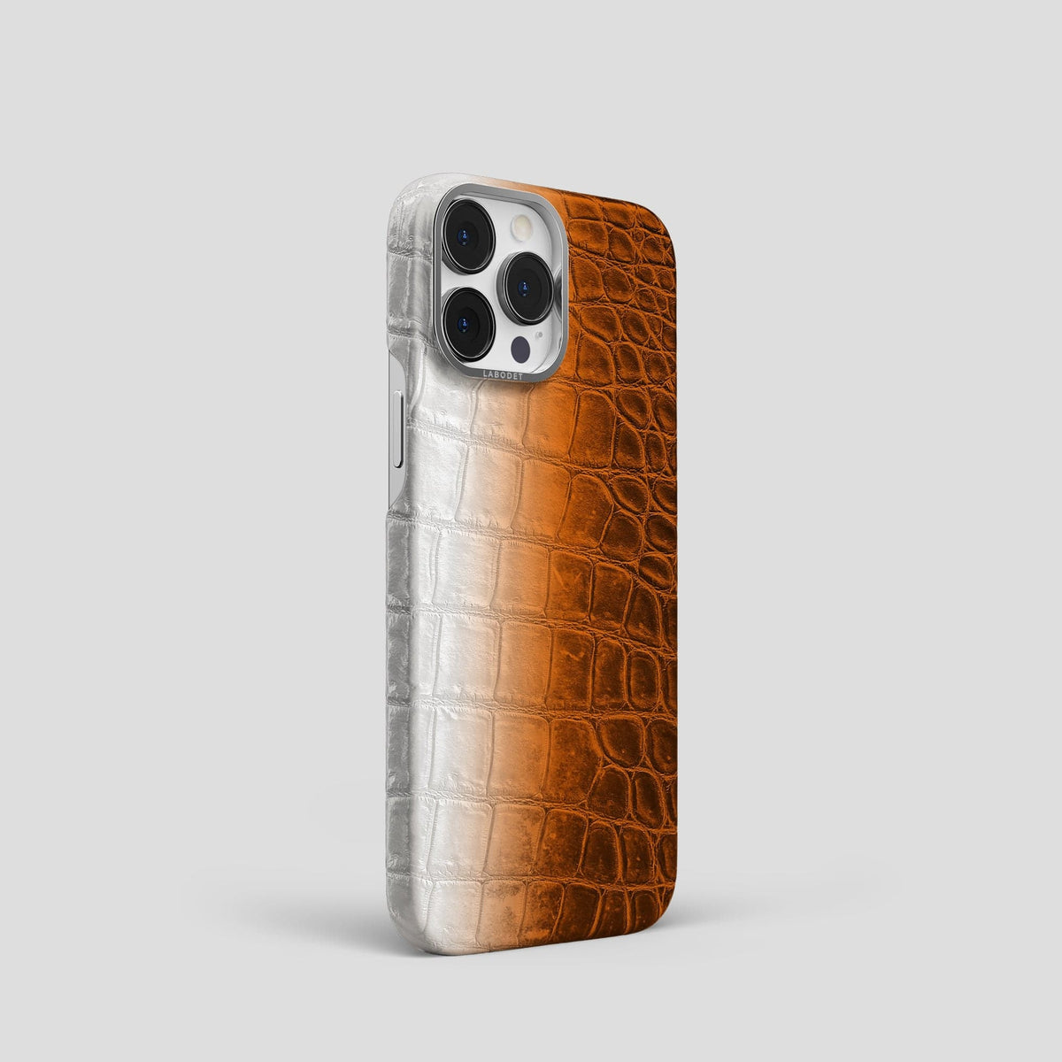 Orange iPhone 14 Pro Himalaya Classic Case with Steel Metal -2 | Orange-Steel