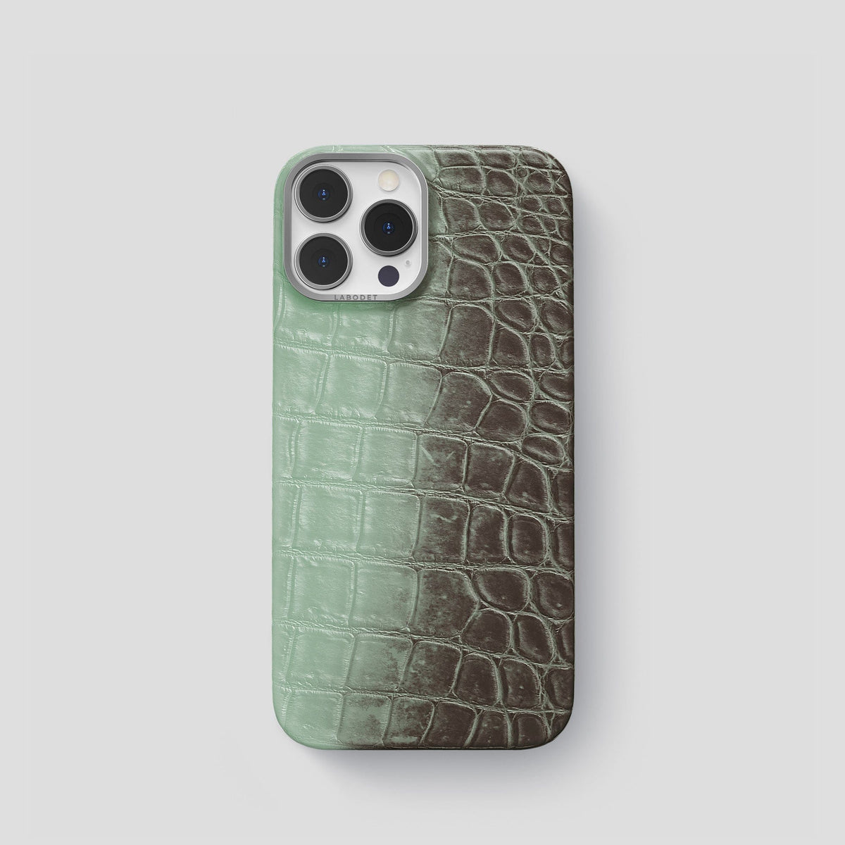 Pistachio iPhone 15 Pro Himalaya Classic Case with Steel Metal -1 | Pistachio-Steel