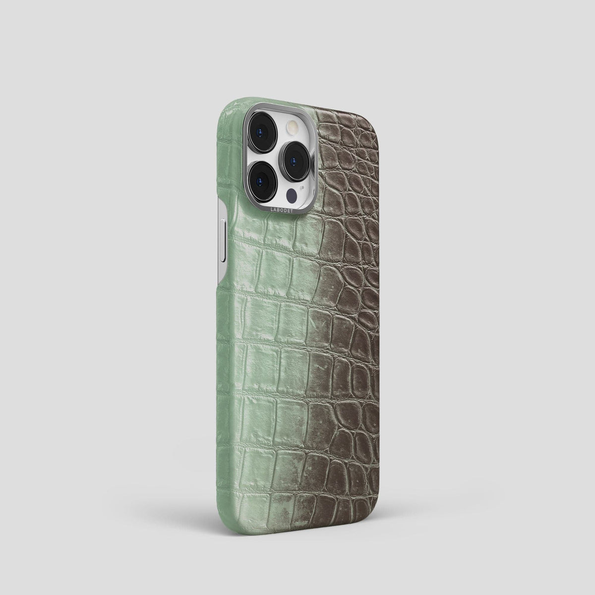 Pistachio iPhone 15 Pro Himalaya Classic Case with Steel Metal -2 | Pistachio-Steel