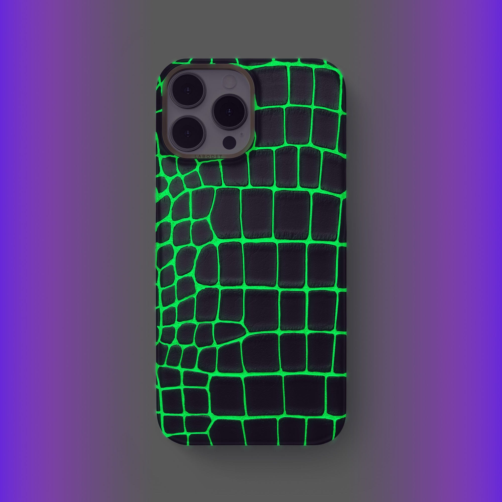 Classic Case For iPhone 15 Pro Max In Luminescent Alligator · Labodet