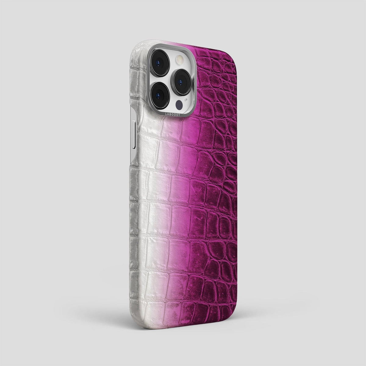 Fuchsia iPhone 14 Pro Max Himalaya Classic Case with Steel Metal -2 | Fuchsia-Steel