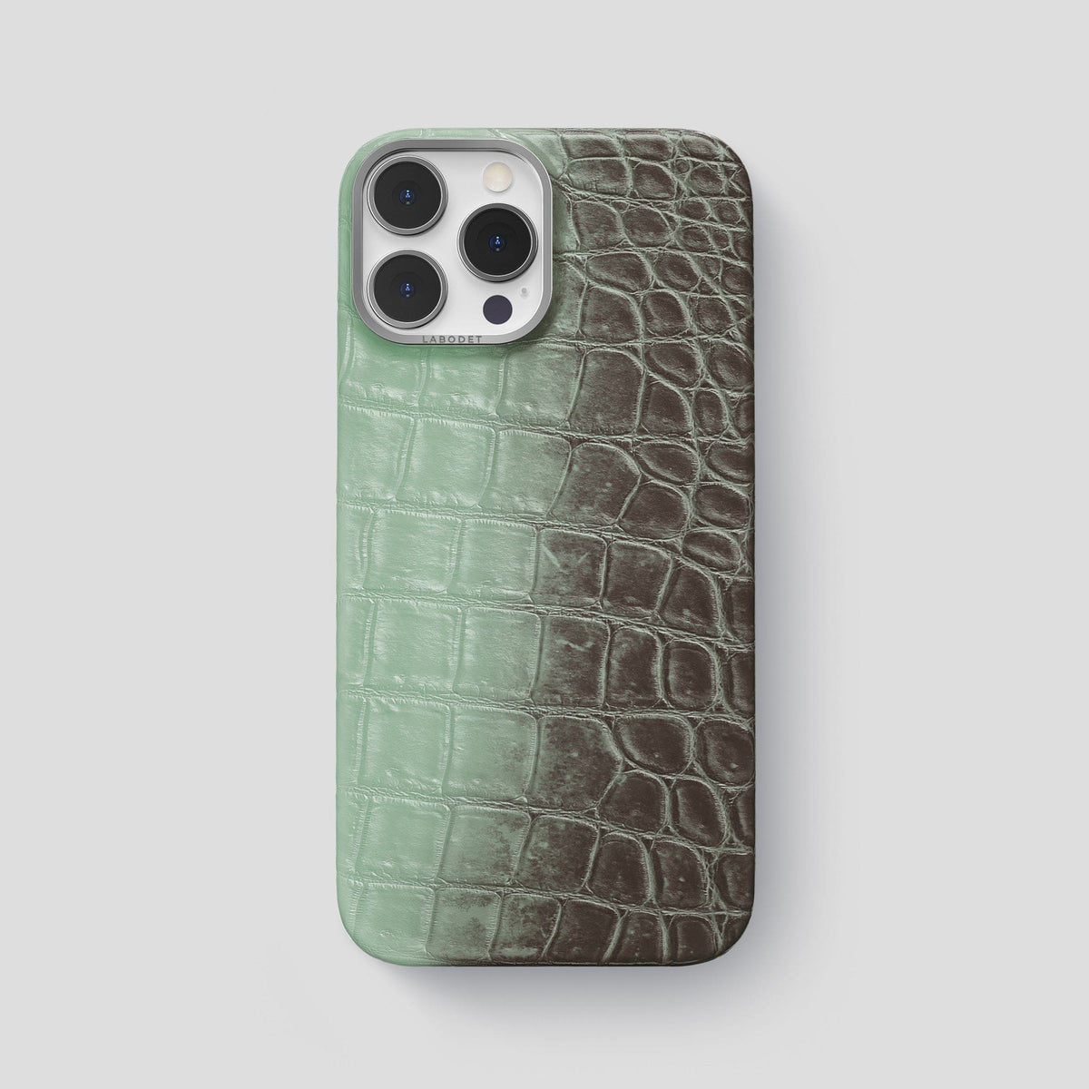 Pistachio iPhone 15 Pro Max Himalaya Classic Case with Steel Metal -1 | Pistachio-Steel