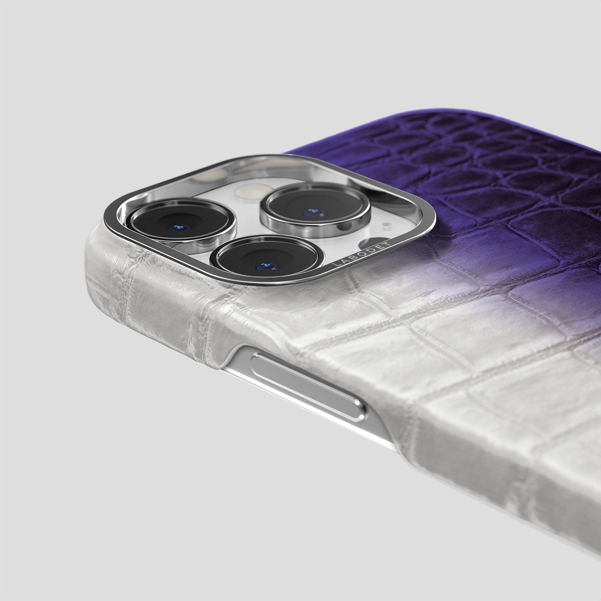 Purple iPhone 14 Pro Max Himalaya Classic Case with Steel Metal -5 | Purple-Steel