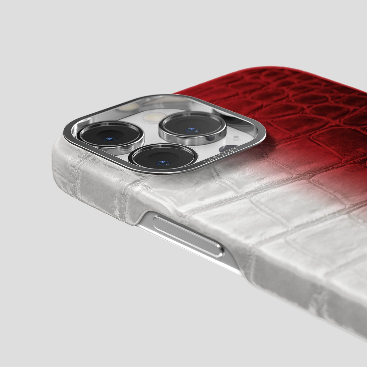 Red iPhone 14 Pro Max Himalaya Classic Case with Steel Metal -5 | Red-Steel
