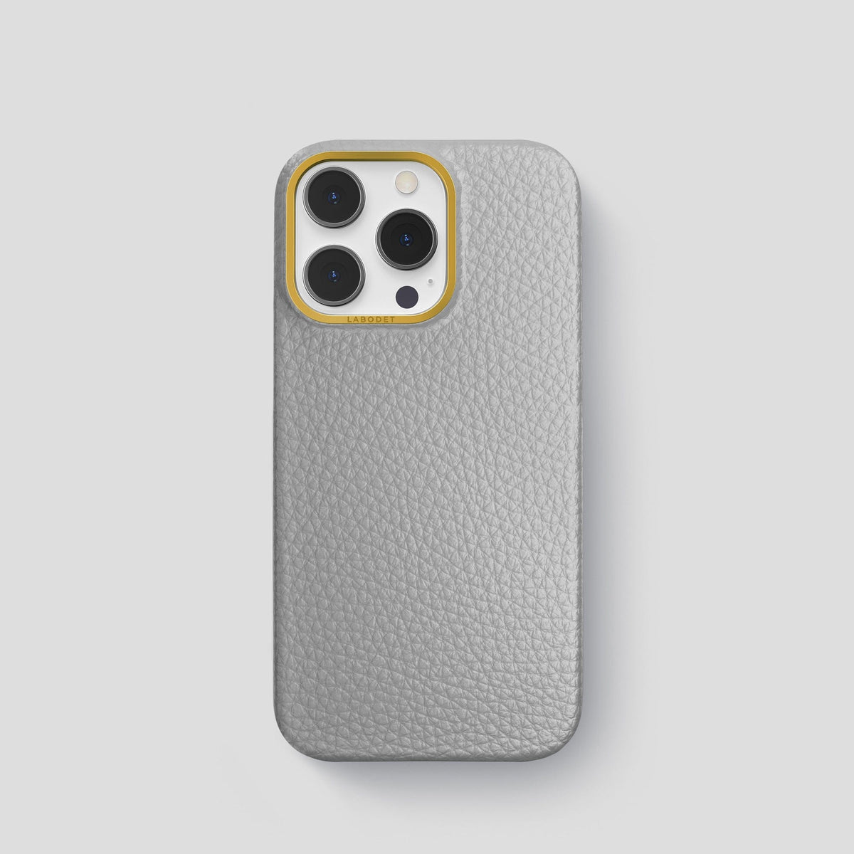 Nuage iPhone 15 Pro Classic Case Calf with Gold Metal -1 | Nuage-Gold