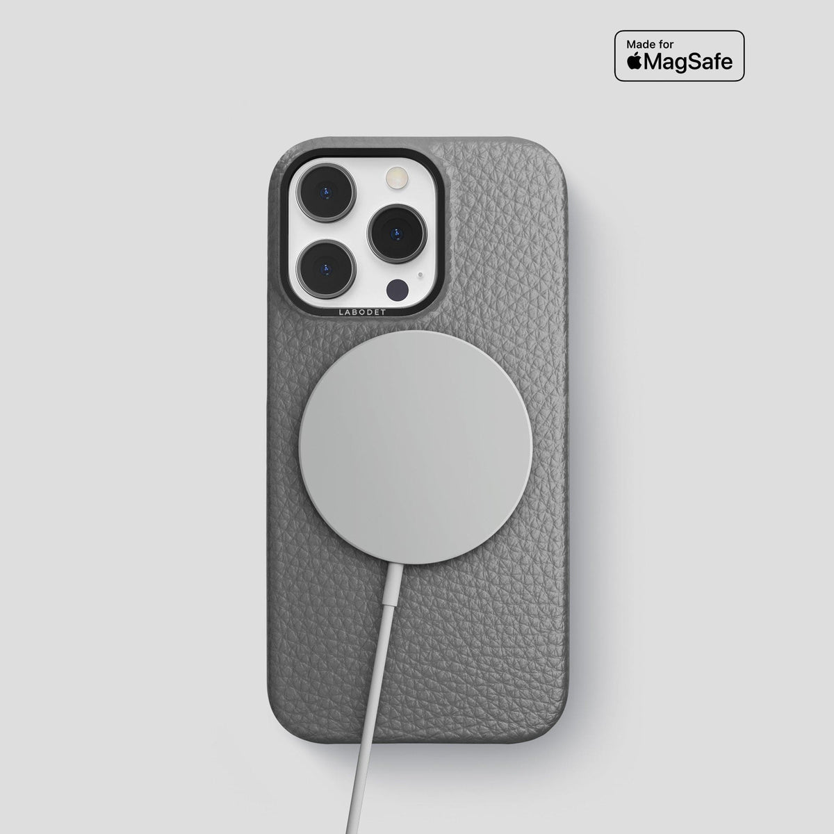 Souris iPhone 15 Pro Classic Case Calf with Black Metal -5 | Souris-Black
