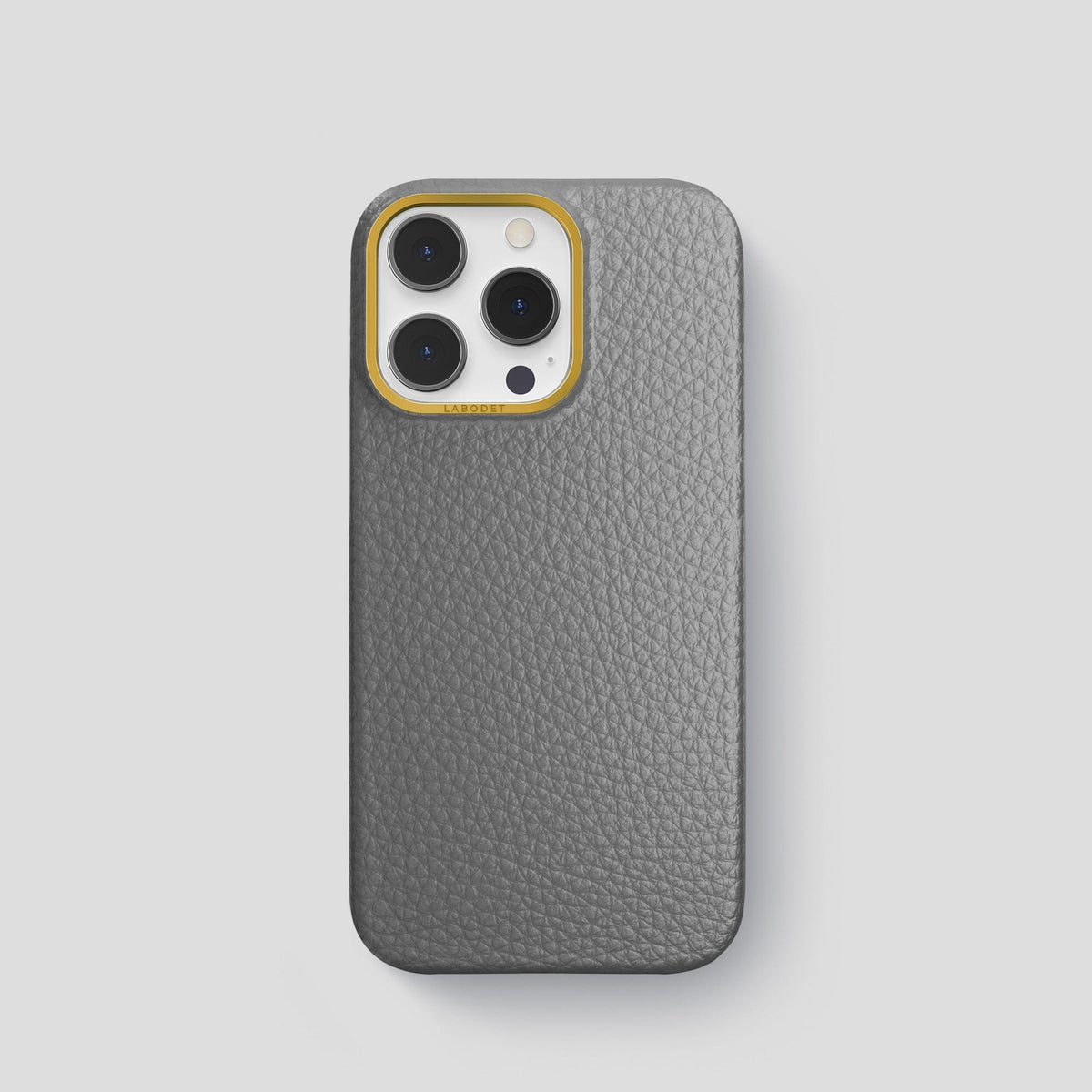 Souris iPhone 15 Pro Classic Case Calf with Gold Metal -1 | Souris-Gold