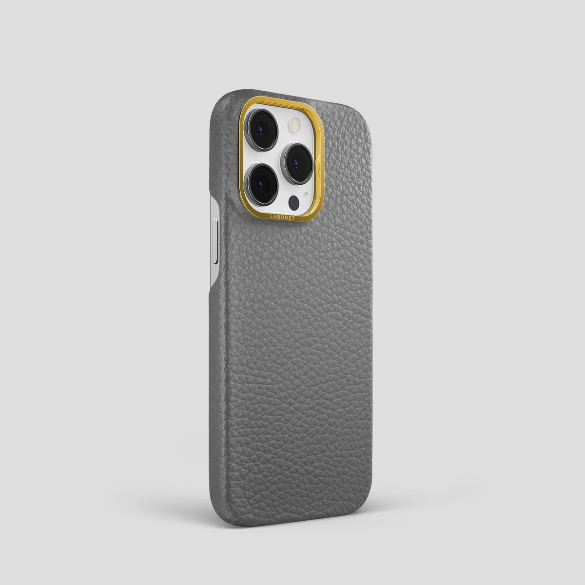 Souris iPhone 15 Pro Classic Case Calf with Gold Metal -2 | Souris-Gold