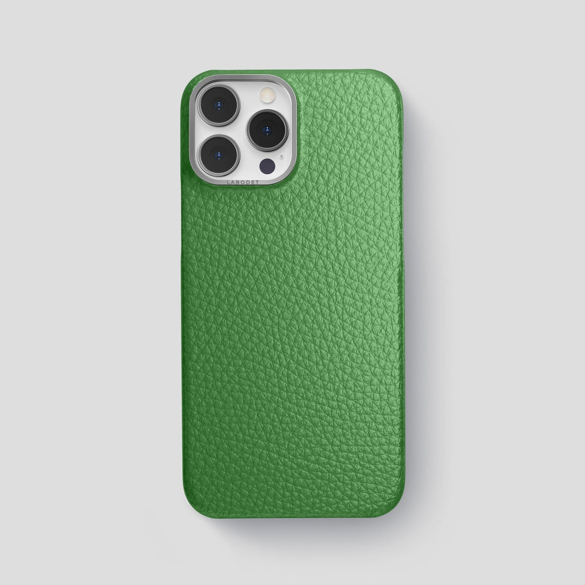Herb iPhone 15 Pro Max Classic Case Calf with Steel Metal -1 | Herb-Steel