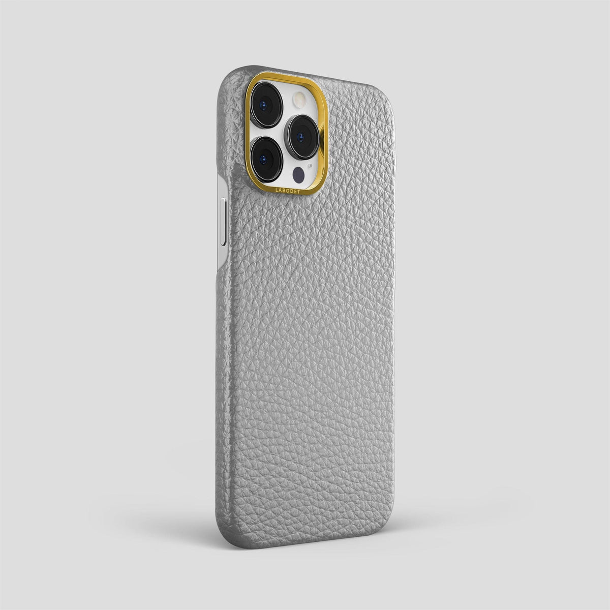 Nuage iPhone 15 Pro Max Classic Case Calf with Gold Metal -2 | Nuage-Gold