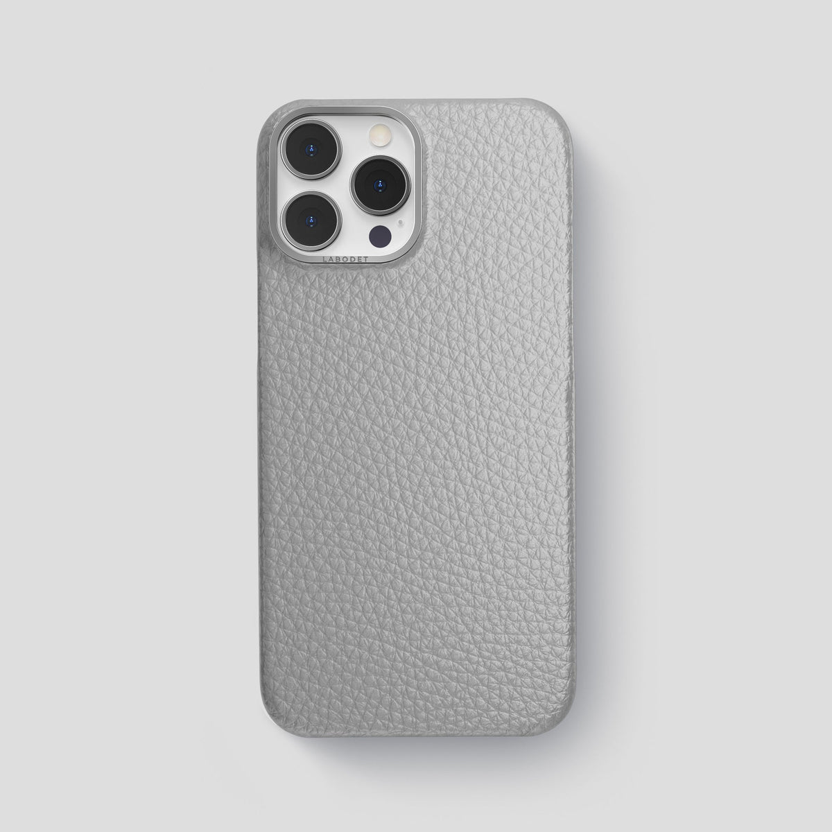 Nuage iPhone 15 Pro Max Classic Case Calf with Steel Metal -1 | Nuage-Steel
