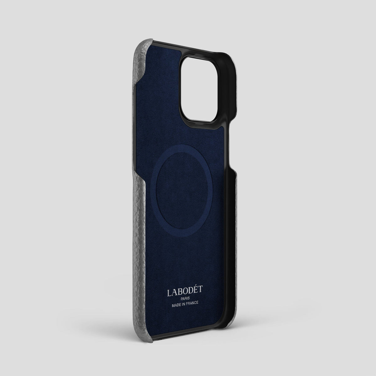Souris iPhone 15 Pro Max Classic Case Calf with Black Metal -4 | Souris-Black