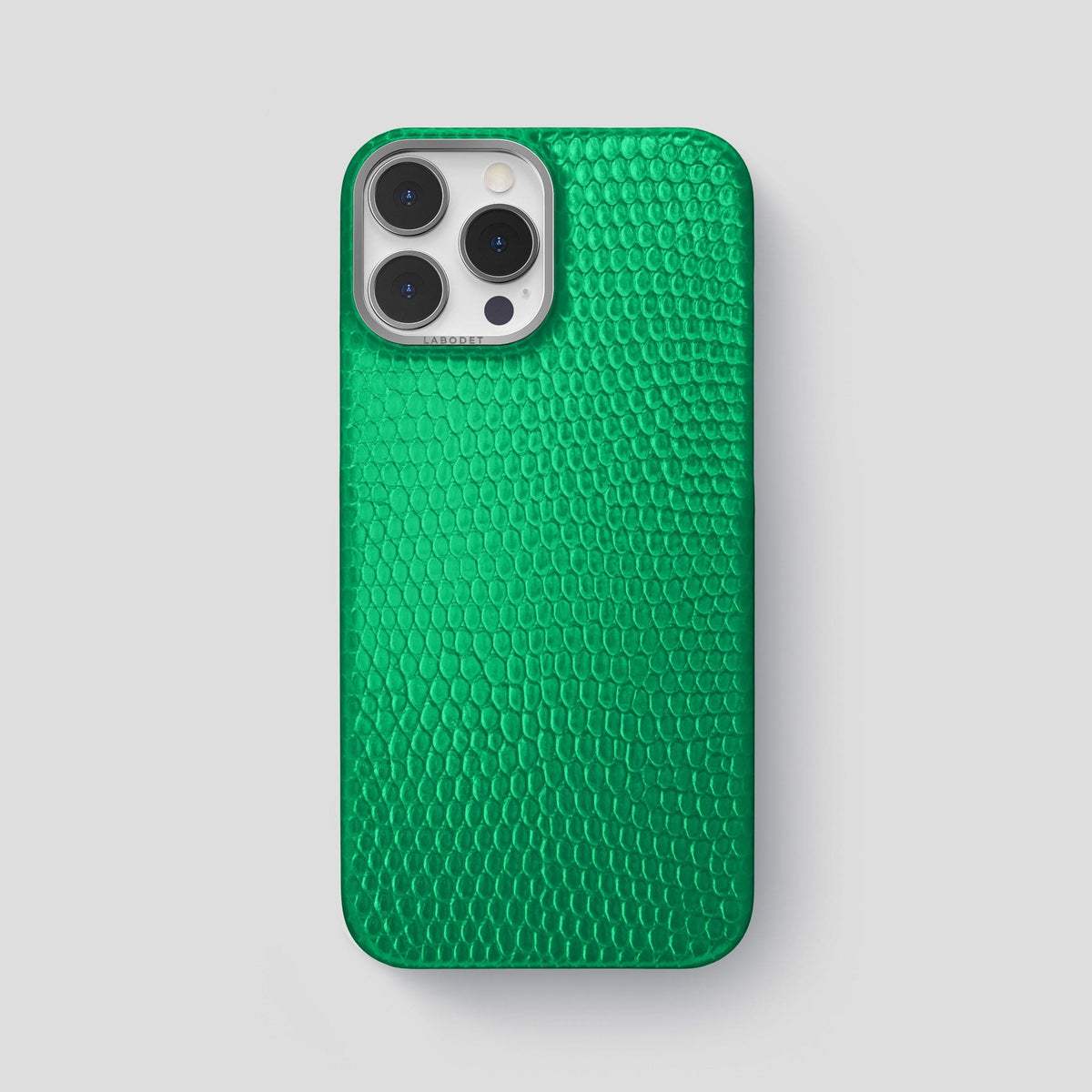 Apple-Green iPhone 15 Pro Max Classic Case with Steel Metal -1 | Apple-Green-Steel