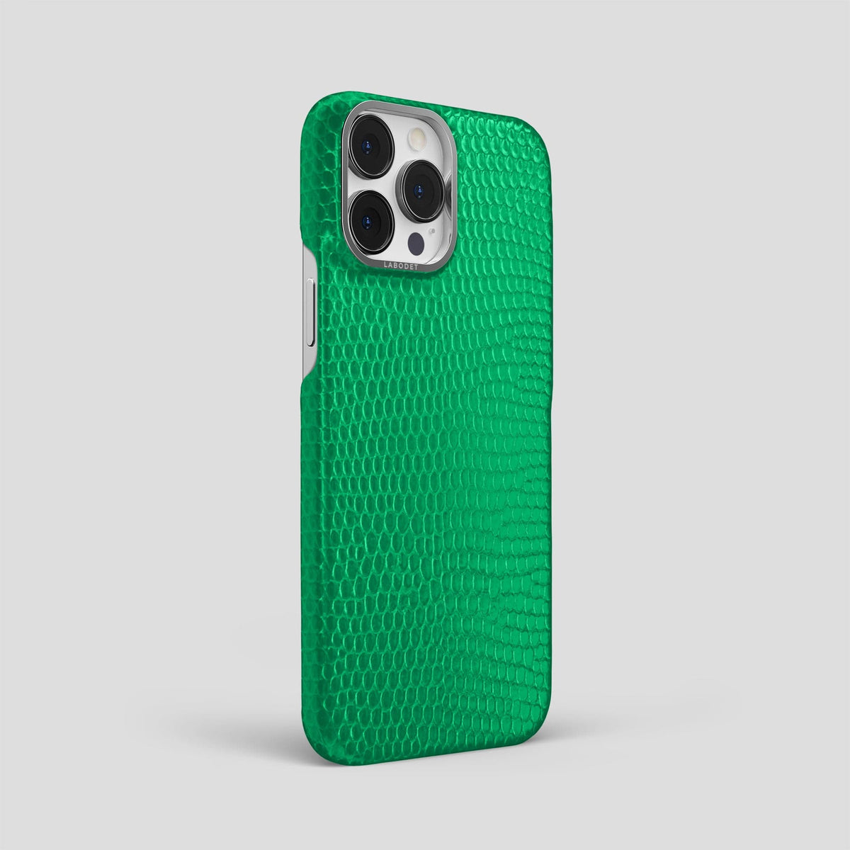 Apple-Green iPhone 15 Pro Max Classic Case with Steel Metal -2 | Apple-Green-Steel
