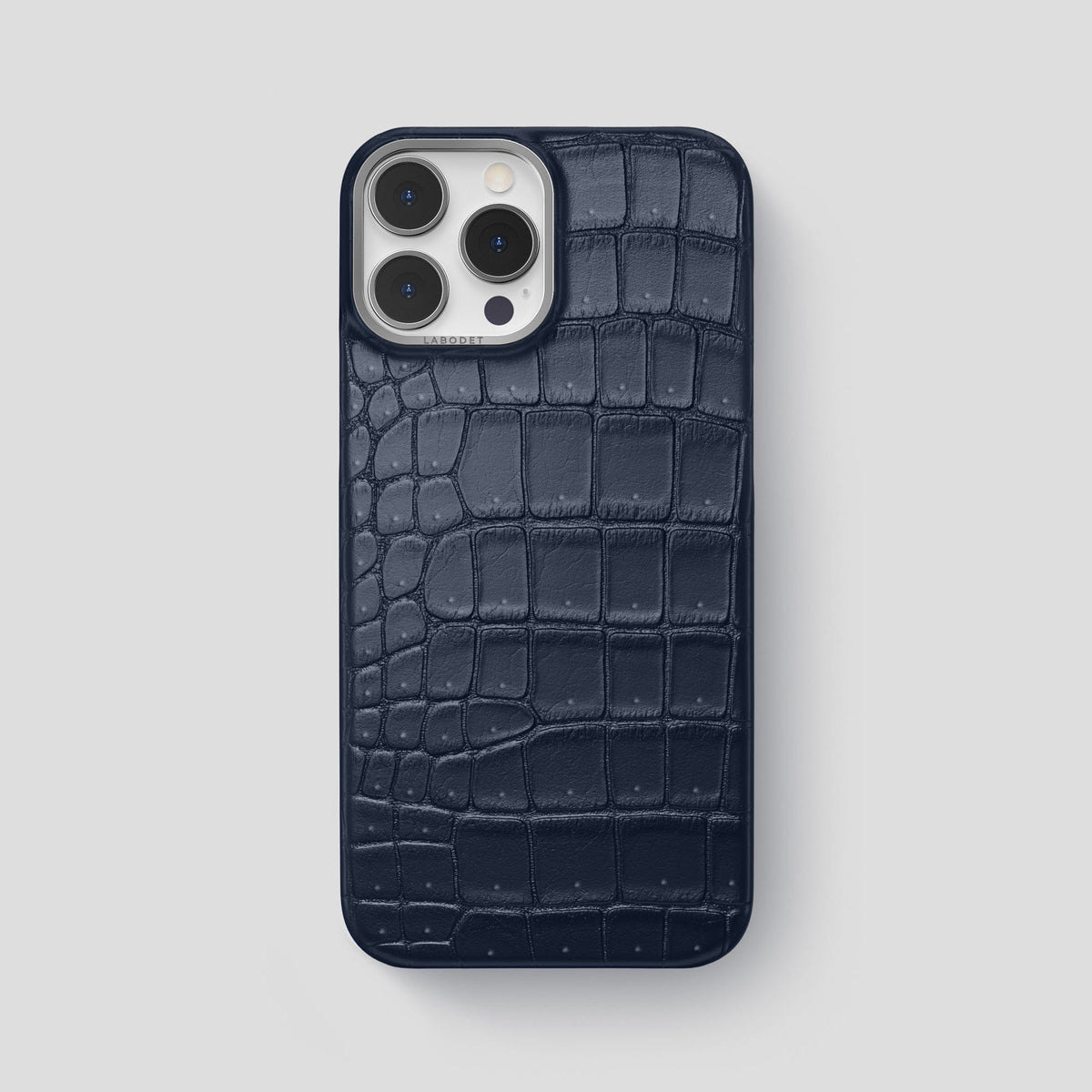 Deep Blue Sea iPhone 15 Pro Max Classic Case Porosus Crocodile with Steel Metal -1 | Deep-Blue-Sea-Steel