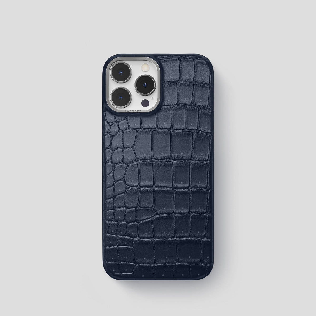Deep Blue Sea iPhone 15 Pro Classic Case Porosus Crocodile with Steel Metal -1 | Deep-Blue-Sea-Steel