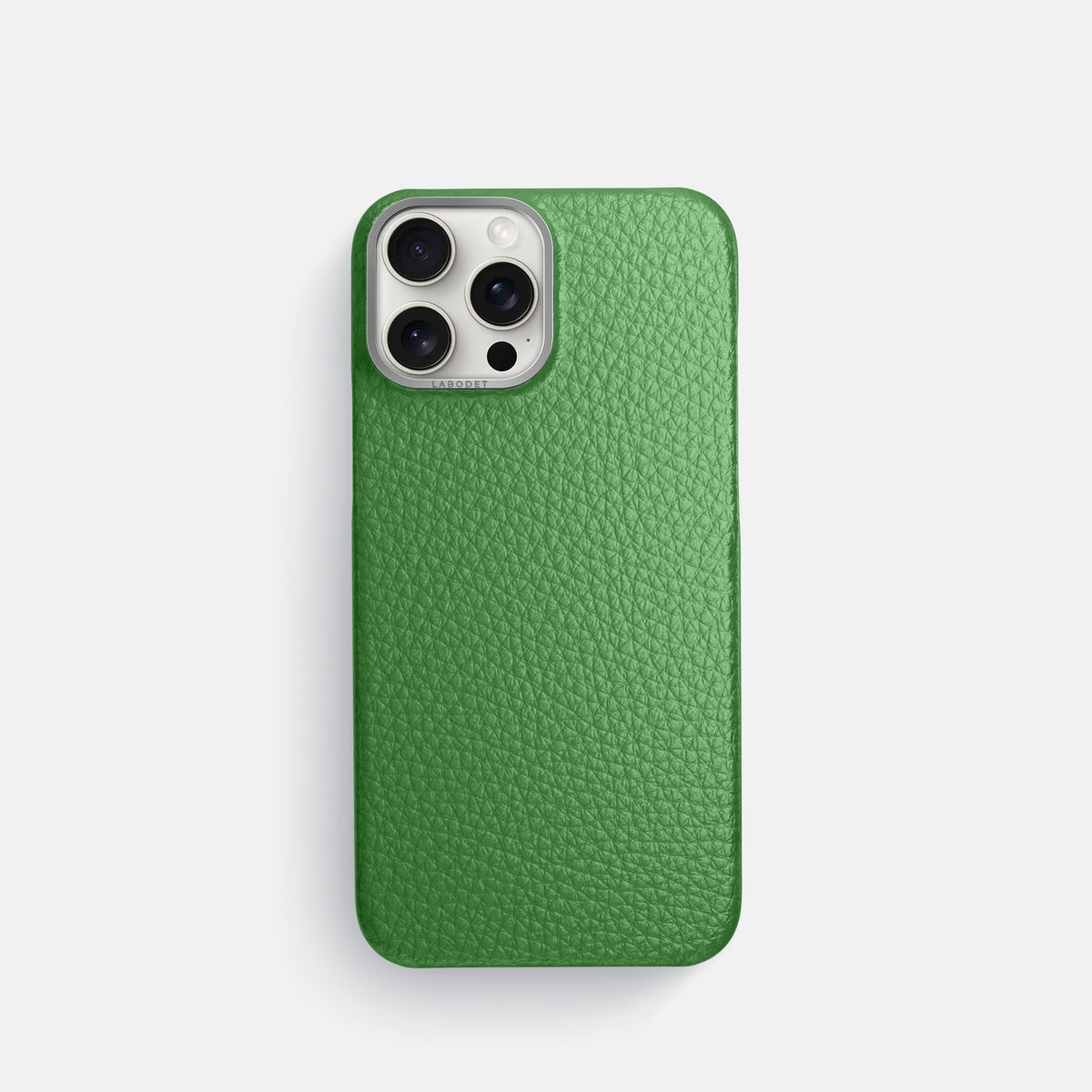 Herb iPhone 16 Pro Classic Case Calf with Steel Metal -1 | Herb-Steel