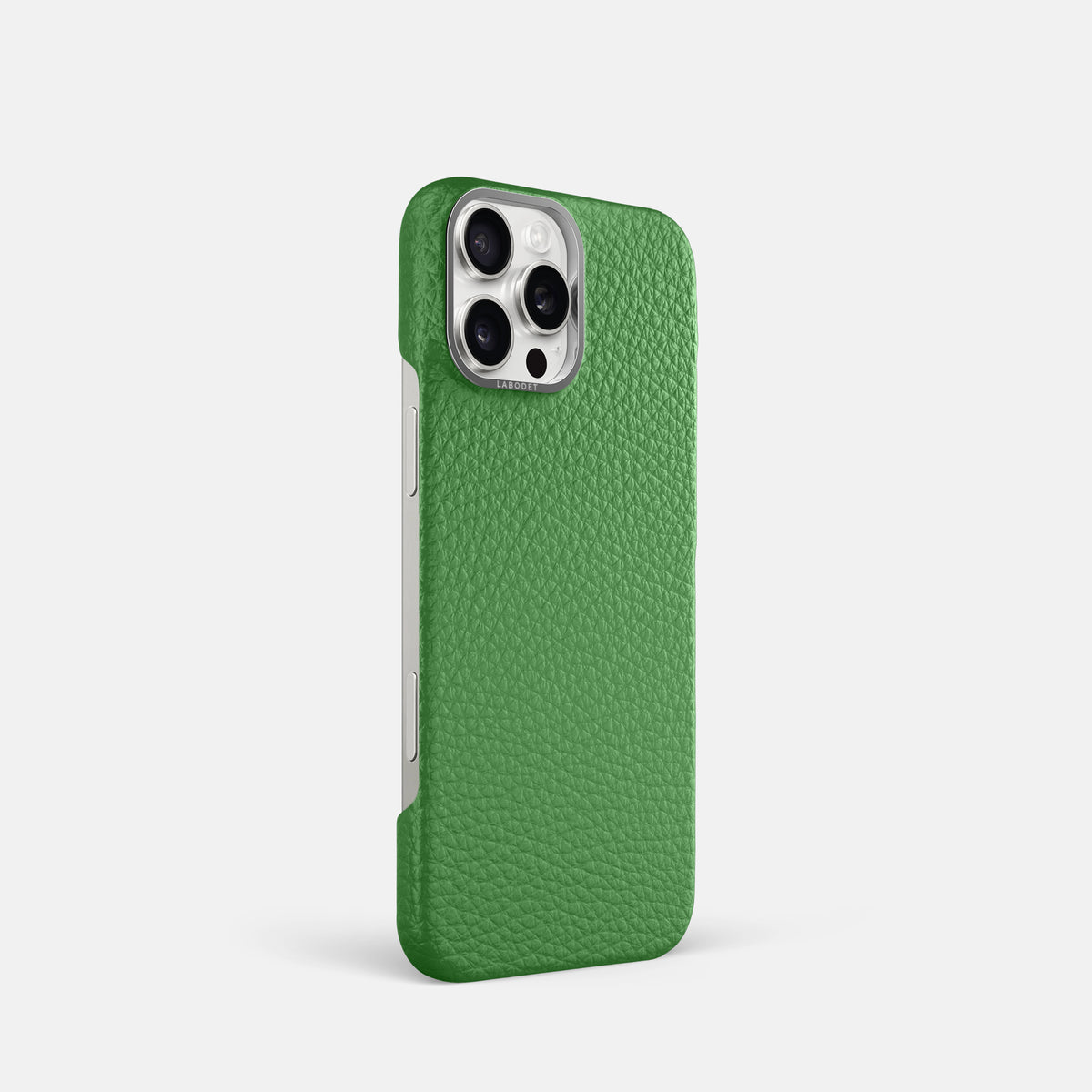 Herb iPhone 16 Pro Classic Case Calf with Steel Metal -2 | Herb-Steel