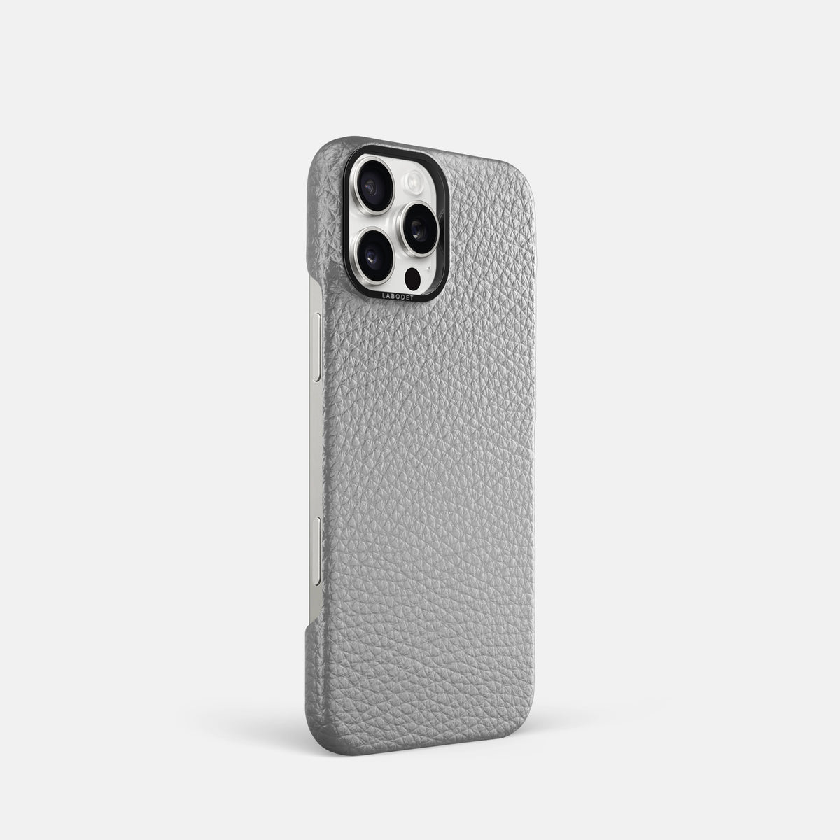 Nuage iPhone 16 Pro Classic Case Calf with Black Metal -2 | Nuage-Black