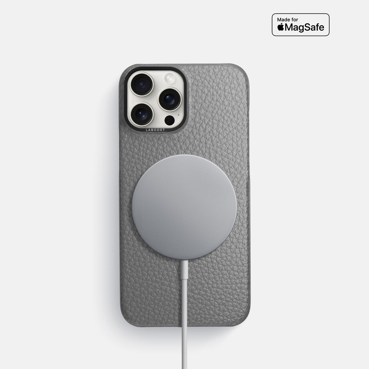 Souris iPhone 16 Pro Classic Case Calf with Black Metal -5 | Souris-Black
