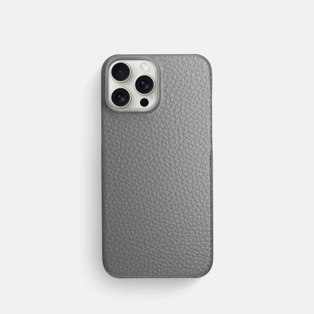 Souris iPhone 16 Pro Classic Case Calf with Steel Metal -1 | Souris-Steel