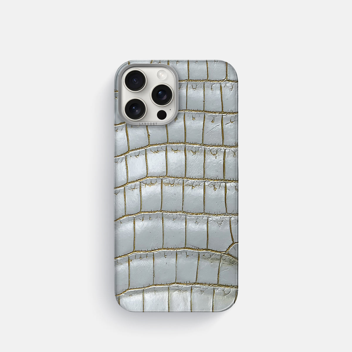 Arctic iPhone 16 Pro Classic Case Himalayan Crocodile with Steel Metal -1 | Arctic-Steel