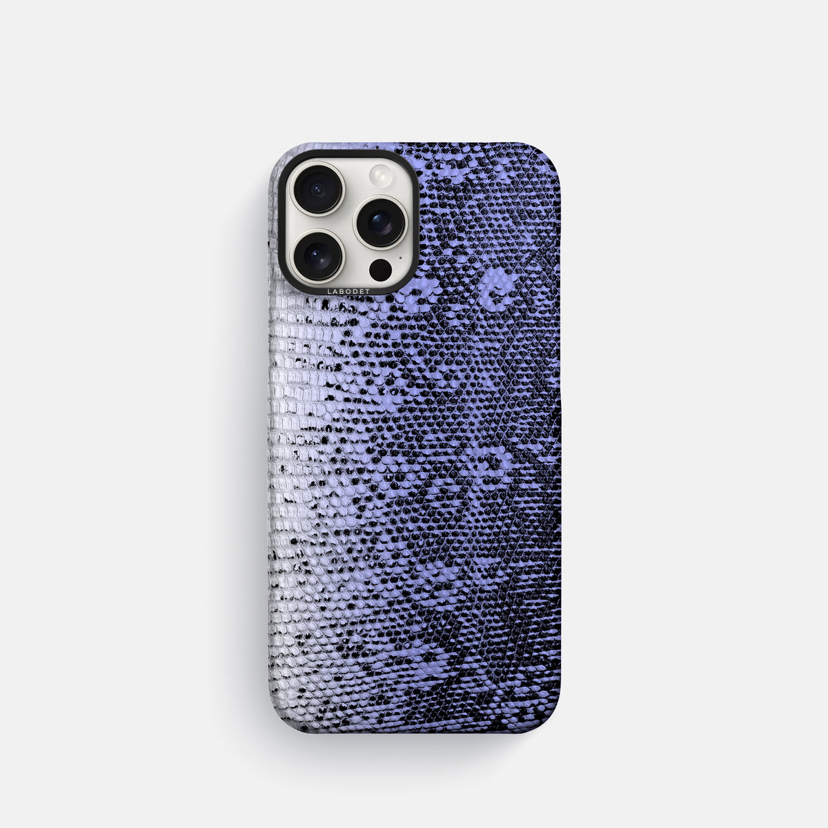 Navy-Blue iPhone 16 Pro Himalayan Lizard Classic Case with Black Metal -1 | Navy-Blue-Black