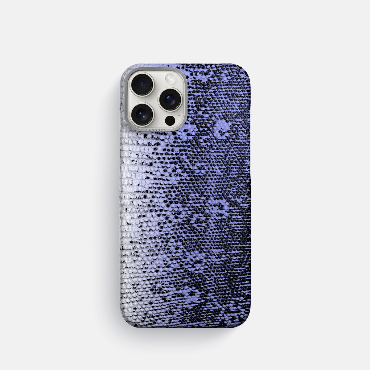 Navy-Blue iPhone 16 Pro Himalayan Lizard Classic Case with Steel Metal -1 | Navy-Blue-Steel