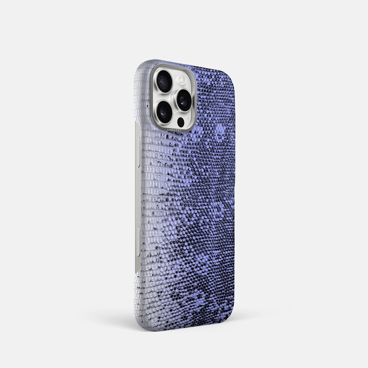 Navy-Blue iPhone 16 Pro Himalayan Lizard Classic Case with Steel Metal -2 | Navy-Blue-Steel
