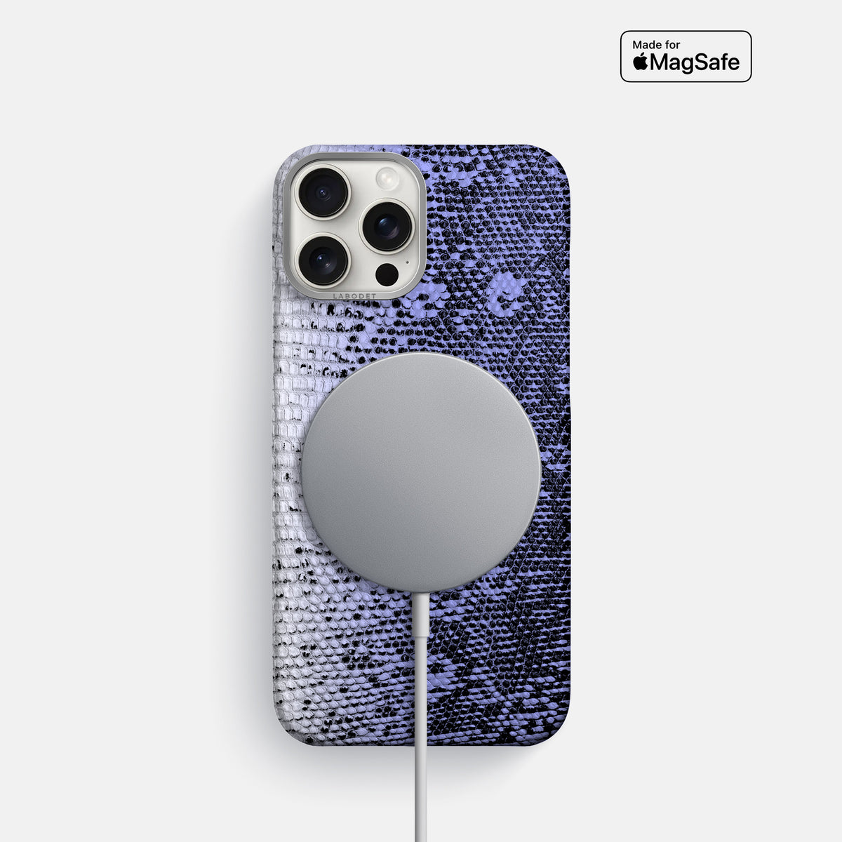 Navy-Blue iPhone 16 Pro Himalayan Lizard Classic Case with Steel Metal -5 | Navy-Blue-Steel