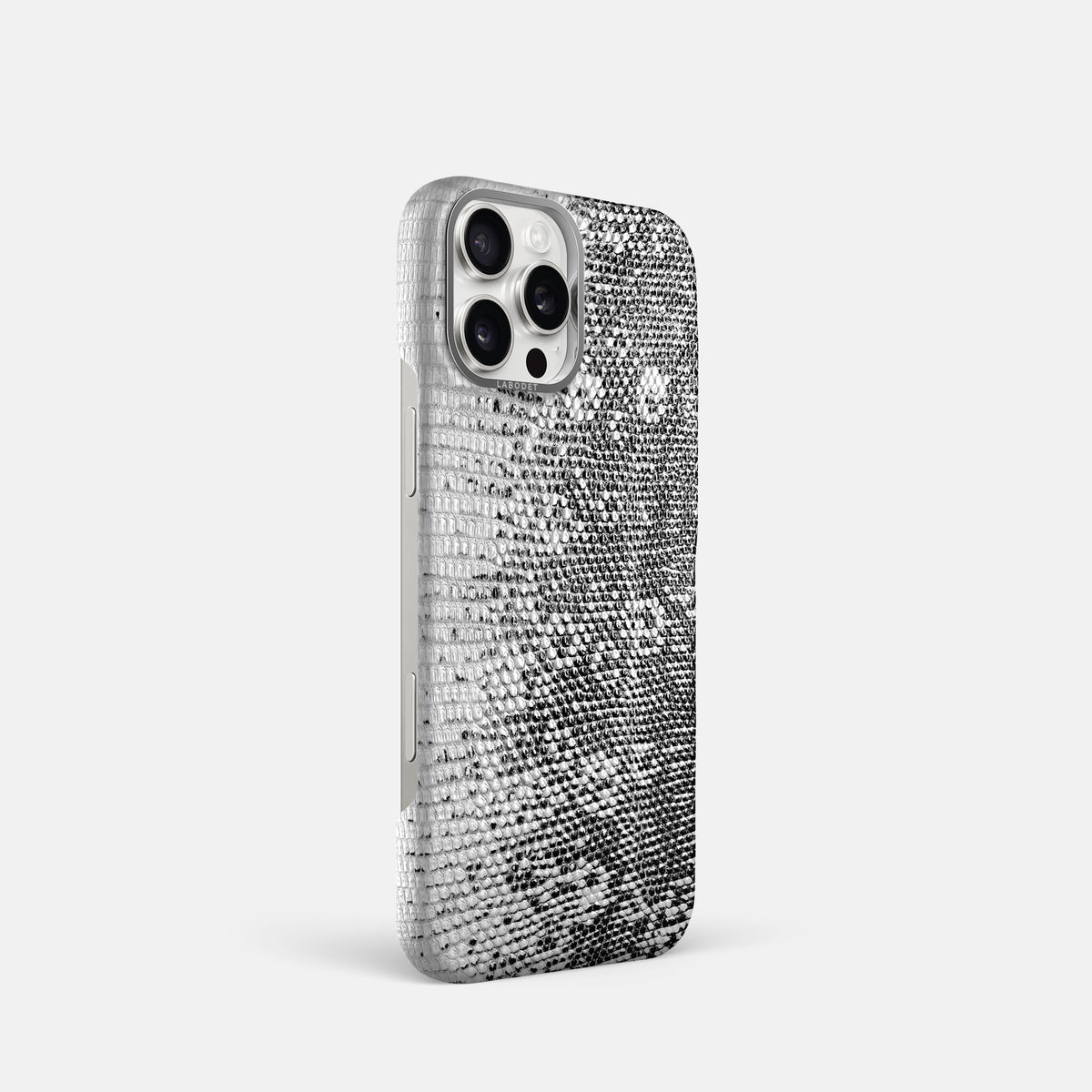 Dark iPhone 16 Pro Himalayan Lizard Classic Case with Steel Metal -2 | Dark-Steel