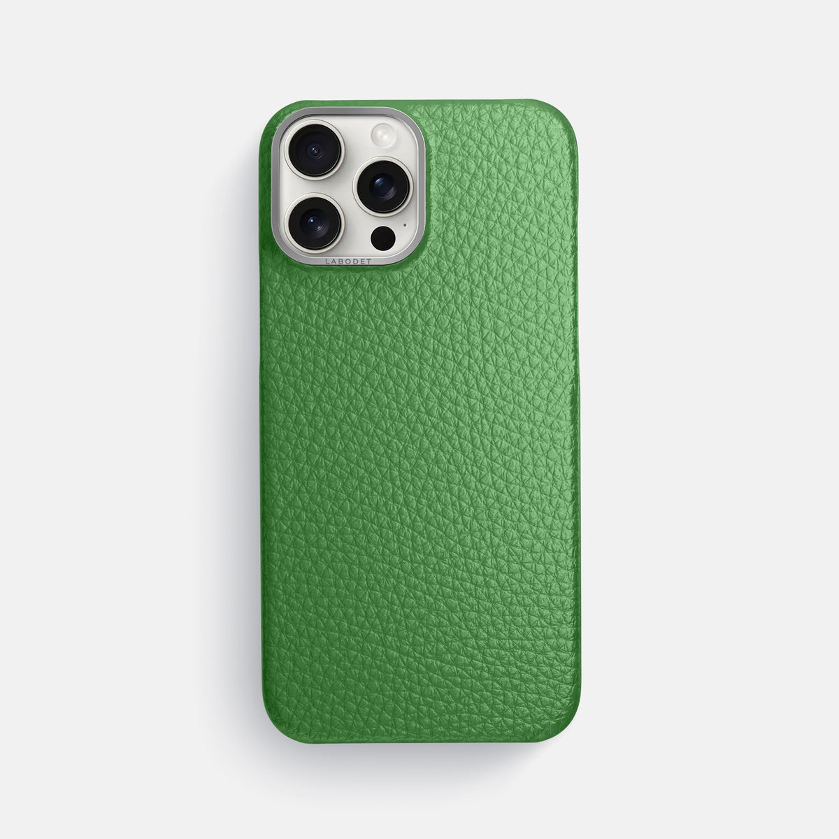 Herb iPhone 16 Pro Max Classic Case Calf with Steel Metal -1 | Herb-Steel
