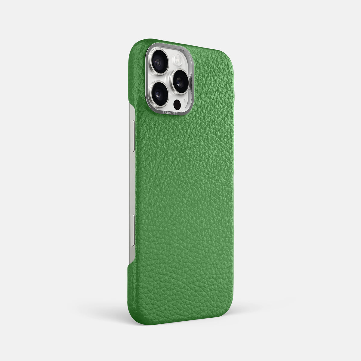 Herb iPhone 16 Pro Max Classic Case Calf with Steel Metal -2 | Herb-Steel