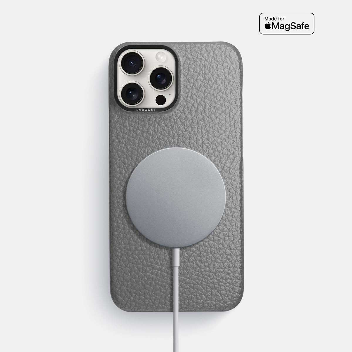 Souris iPhone 16 Pro Max Classic Case Calf with Black Metal -5 | Souris-Black