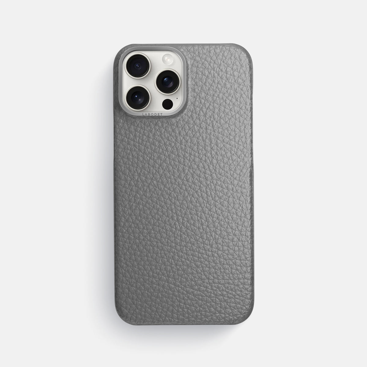 Souris iPhone 16 Pro Max Classic Case Calf with Steel Metal -1 | Souris-Steel
