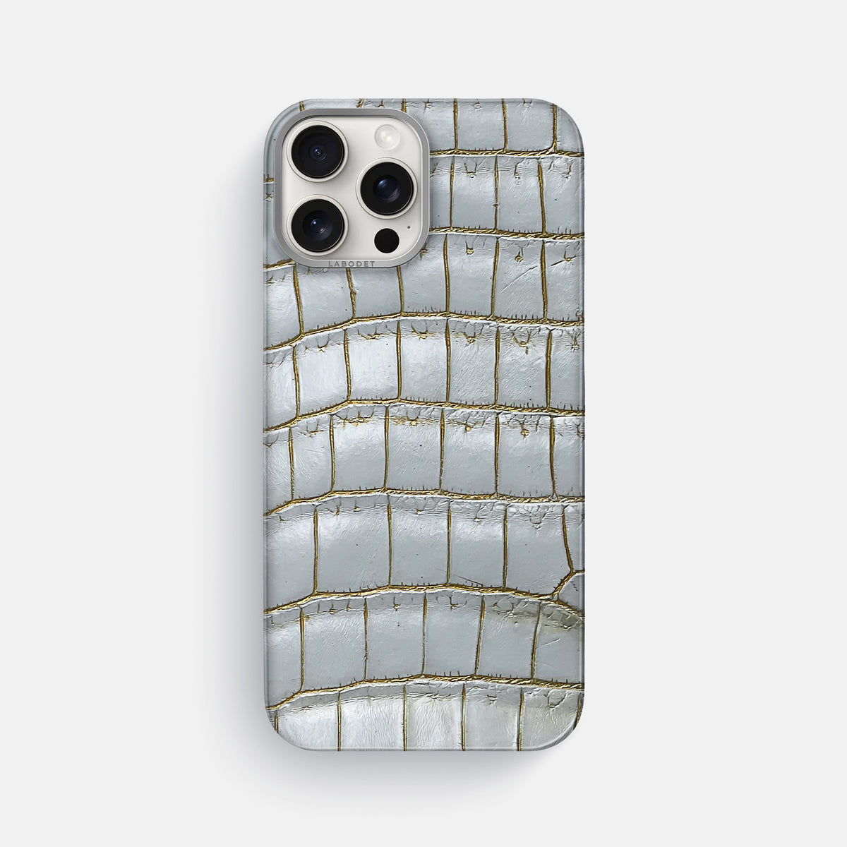 Arctic iPhone 16 Pro Max Classic Case Himalayan Crocodile with Steel Metal -1 | Arctic-Steel