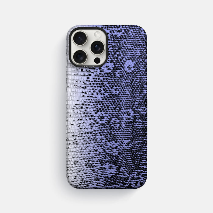 Navy-Blue iPhone 16 Pro Max Himalayan Lizard Classic Case with Black Metal -1 | Navy-Blue-Black