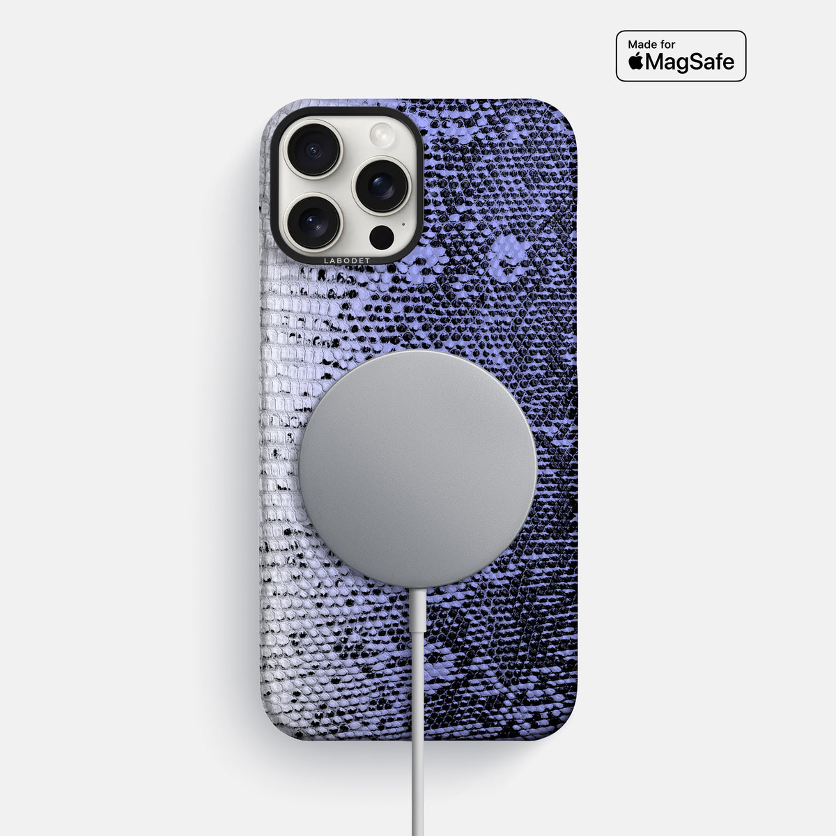 Navy-Blue iPhone 16 Pro Max Himalayan Lizard Classic Case with Black Metal -5 | Navy-Blue-Black