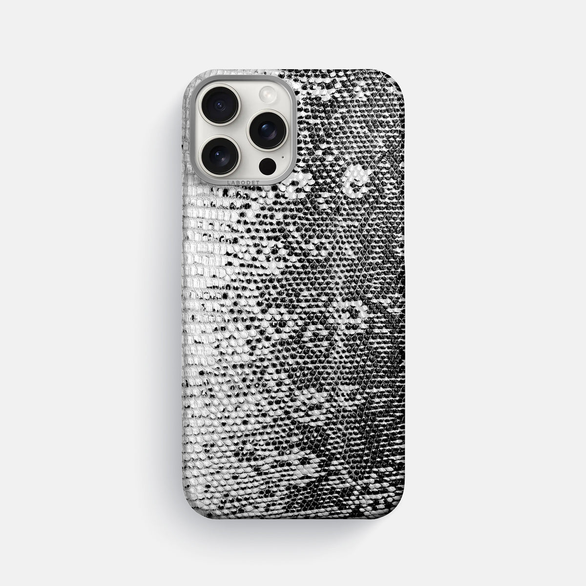 Dark iPhone 16 Pro Max Himalayan Lizard Classic Case with Steel Metal -1 | Dark-Steel