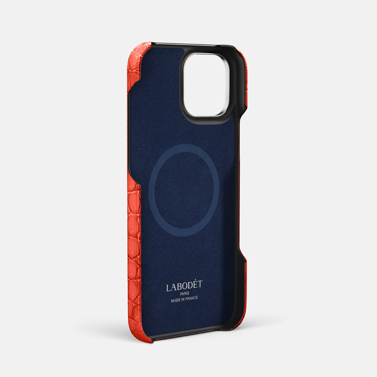 Rust iPhone 16 Pro Max Classic Case Porosus Crocodile with Steel Metal -4 | Rust-Steel