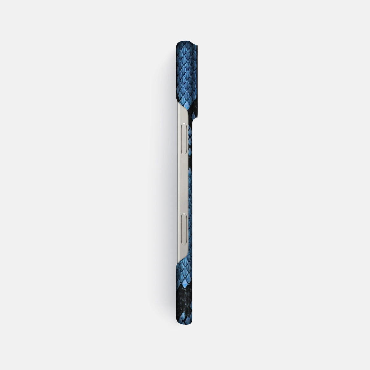 Blue-Jeans iPhone 16 Pro Max Classic Case In Python with Black Metal -3 | Blue-Jeans-Black