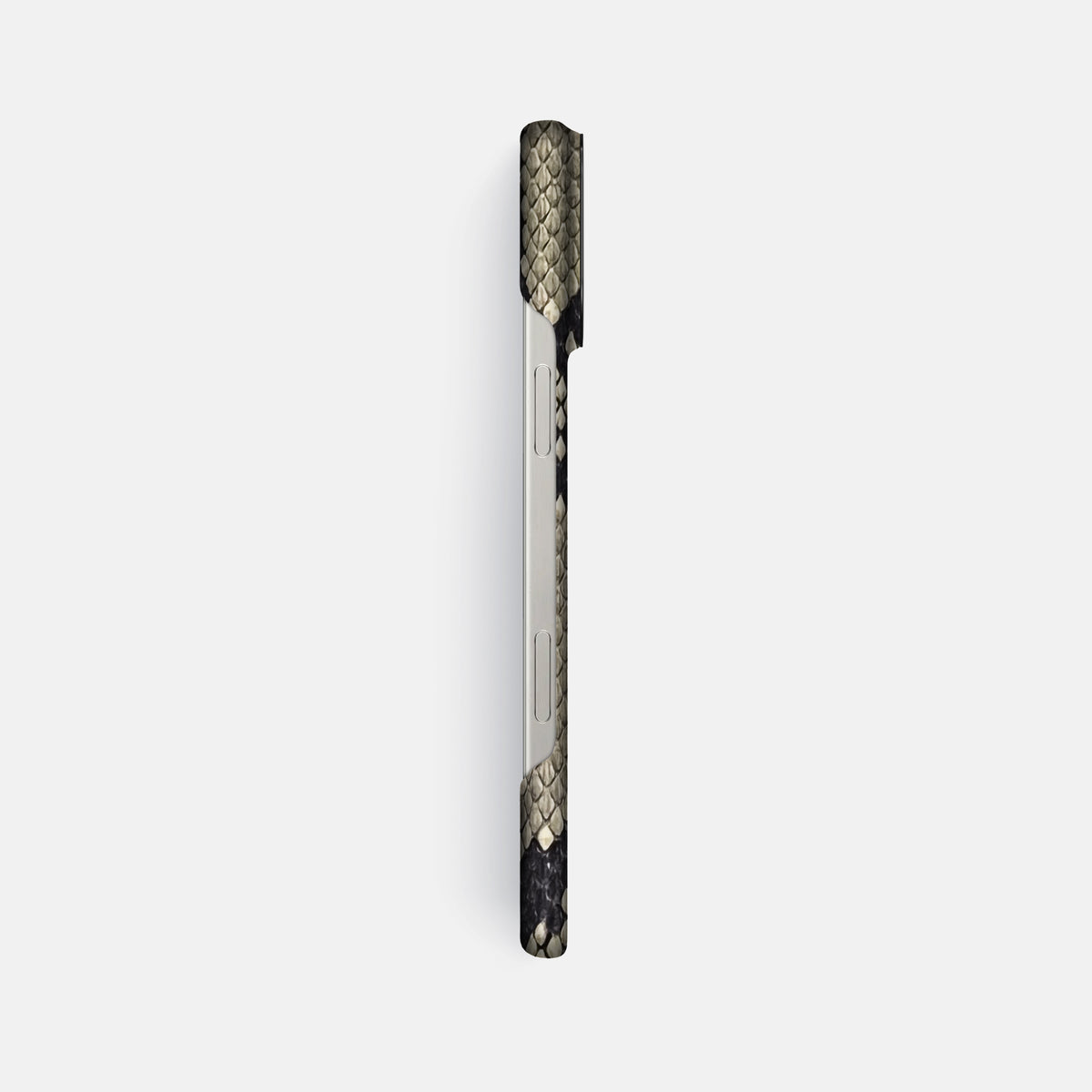 Savannah iPhone 16 Pro Max Classic Case In Python with Black Metal -3 | Savannah-Black