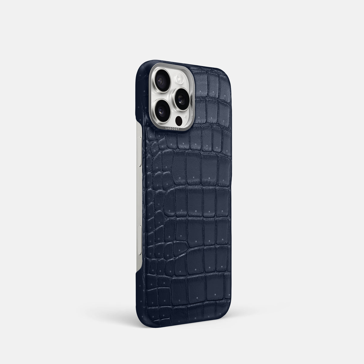 Deep Blue Sea iPhone 16 Pro Classic Case Porosus Crocodile with Steel Metal -2 | Deep-Blue-Sea-Steel