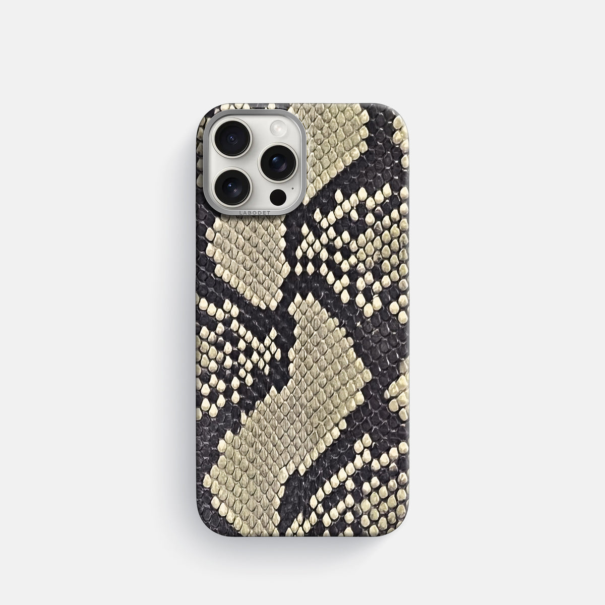 Savannah iPhone 16 Pro Classic Case In Python with Steel Metal -1 | Savannah-Steel