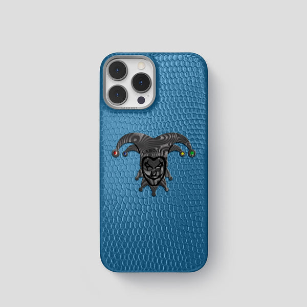Classic Case With Carbon Joker For iPhone 15 Pro In Lizard